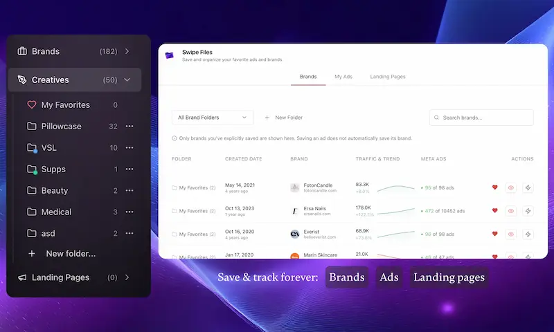Swipe Files: collaborative creative inspiration